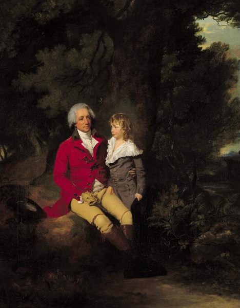 Ralph Winstanley Wood and his son William Warren Wood 1787 by Francis Wheatley 1747-1801 Huntington Library